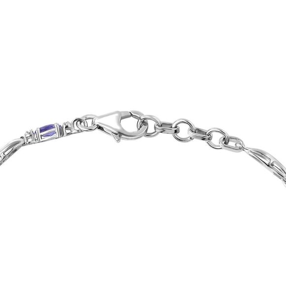 Kashmir Kyanite Bracelet in Rhodium over Sterling Silver 6.5” - Picture 4 of 12